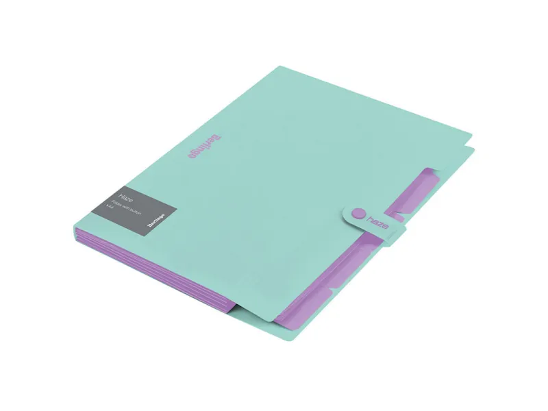 Fascikla Berlingo sa 5 pregrada i kopčom Haze 600my Berlingo zelena