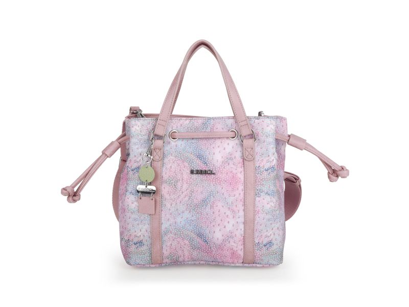 Torba na rame ženska 23x22x10 cm Nabila Gabol roze