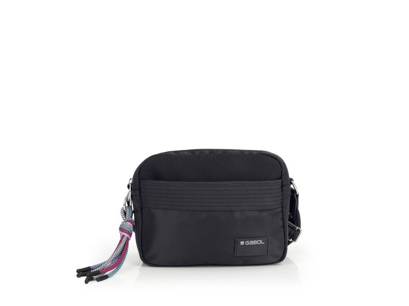 Torba na rame ženska 22x16x8 cm Aroa Gabol crna