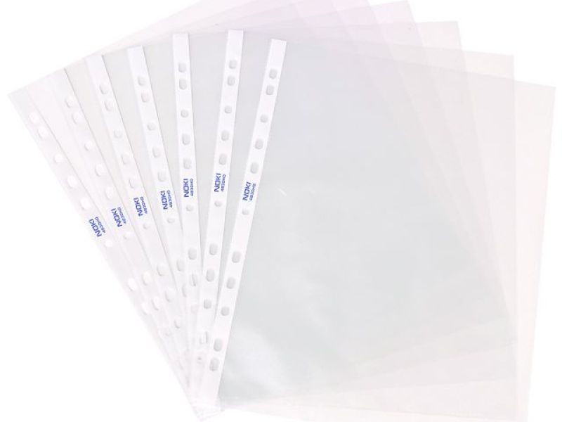 Folije U sa perforacijom A4 1/100, 40my proširene (220x300) Noki 