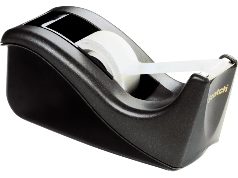 Stalak za lepljivu traku Scotch C60BK + 1x Magic tape Scotch crna