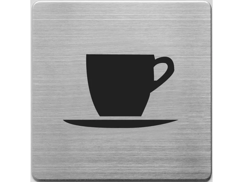 Aluminijumski piktogram samolepljivi - kafana Alco 