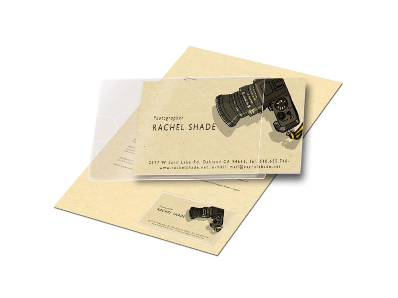 Samolepljivi džep za vizitkarte 60x95 1/10, 3L - Djois 3L 