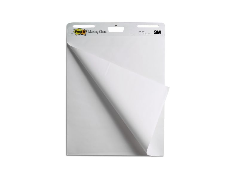 Samolepljivi flipchart blok blanko, 30l, 64x76cm, Post-it 559 3M 