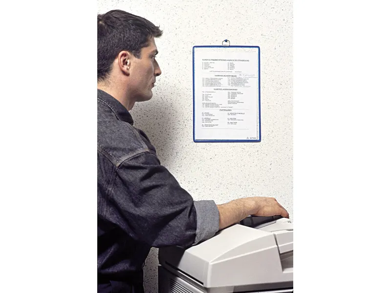 Ramovi sa folijom za kačenje na zid A4 uspravni pak. 1/5, Tarifold - Djois Tarifold crna