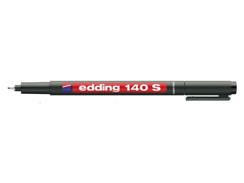 Permanent pen OHP marker 0,3mm 140S Edding crna