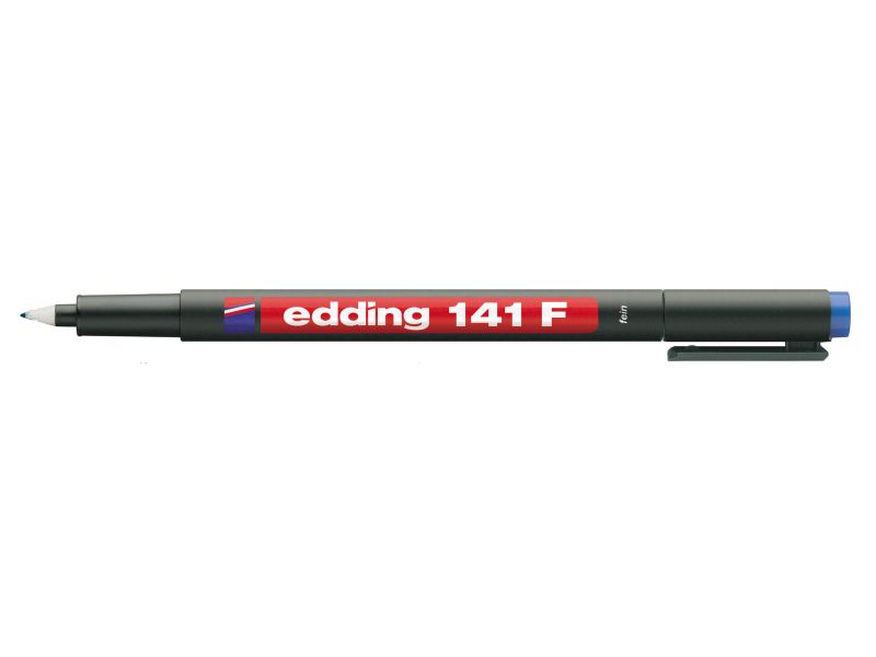 Permanent pen OHP marker 0,6mm 141F Edding plava