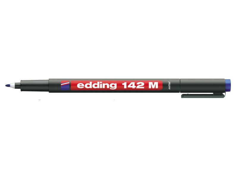 Permanent pen OHP marker 1,0mm 142M Edding plava