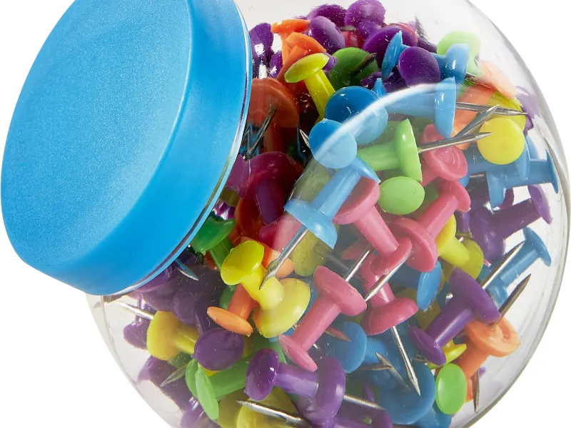 Špenadle za tablu od plute NEON, teglica 1/150 Alco 