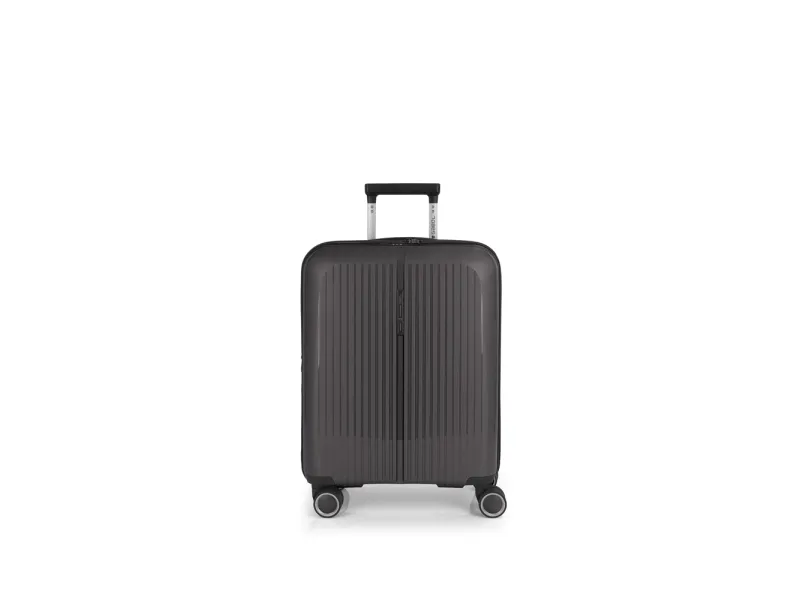 Kofer mali (kabinski) PROŠIRIVI 40x55x20/25cm Polypropilen Brooklyn 41,7/47,4 l-2,8 kg Gabol metalik siva