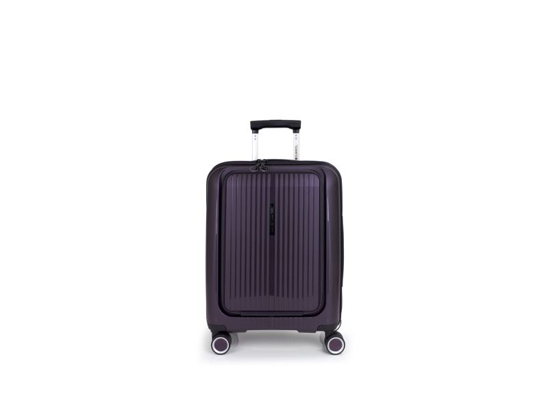 Kofer mali (kabinski) sa odeljkom za laptop PROŠIRIVI 40x55x22/25cm Polypropilen Brooklyn 41,7/47,4 l-3,1 kg Gabol metalik ljubičasta