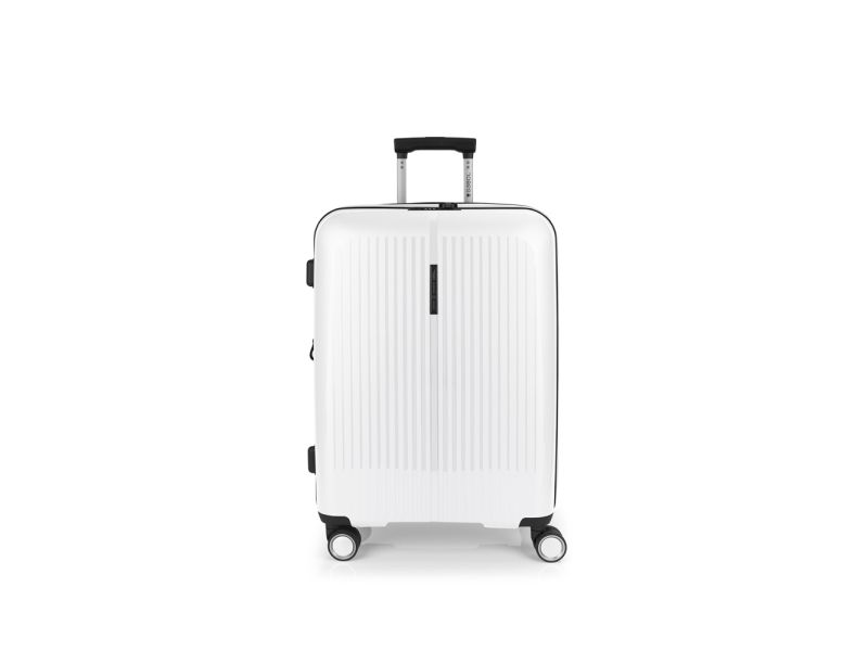 Kofer srednji PROŠIRIVI 45x65x27/30cm Polypropilen Brooklyn 70/77,8 l-3,4 kg Gabol bela