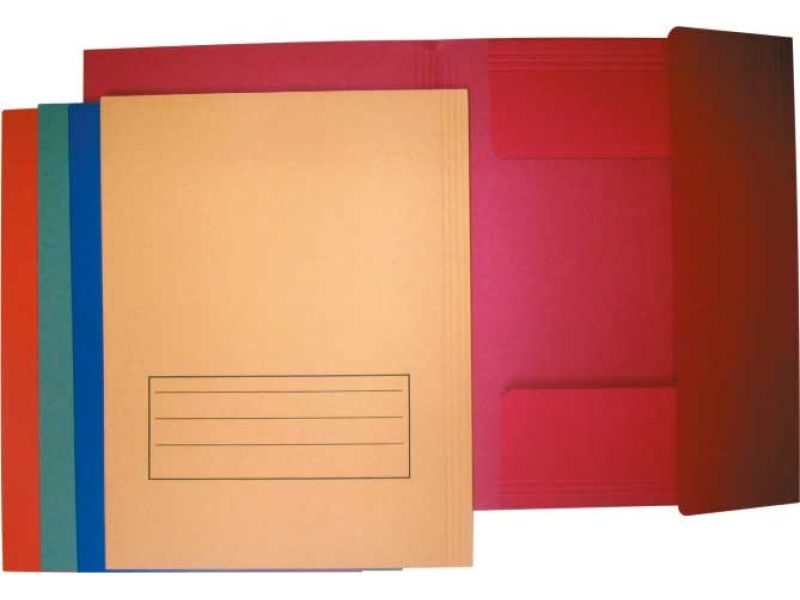 Kartonska fascikla sa preklopom, 300gr, O+CO O+CO plava