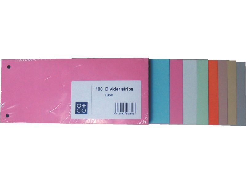 Pregradni karton skraćeni 10x24, 180rg 1/100 O+CO O+CO narandžasta