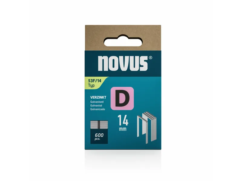 Klamerice Novus 53/14 tip D, 1/600 Novus 