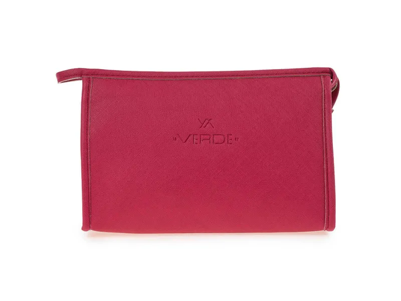 Neseser klasican 0244, 23.5×8×15 cm Verde crvena