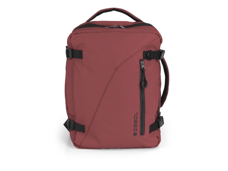 Ranac putni za low cost sa 3 odeljka 30x40x20/24 cm 24/28,8l - 1kg Canada Gabol bordo