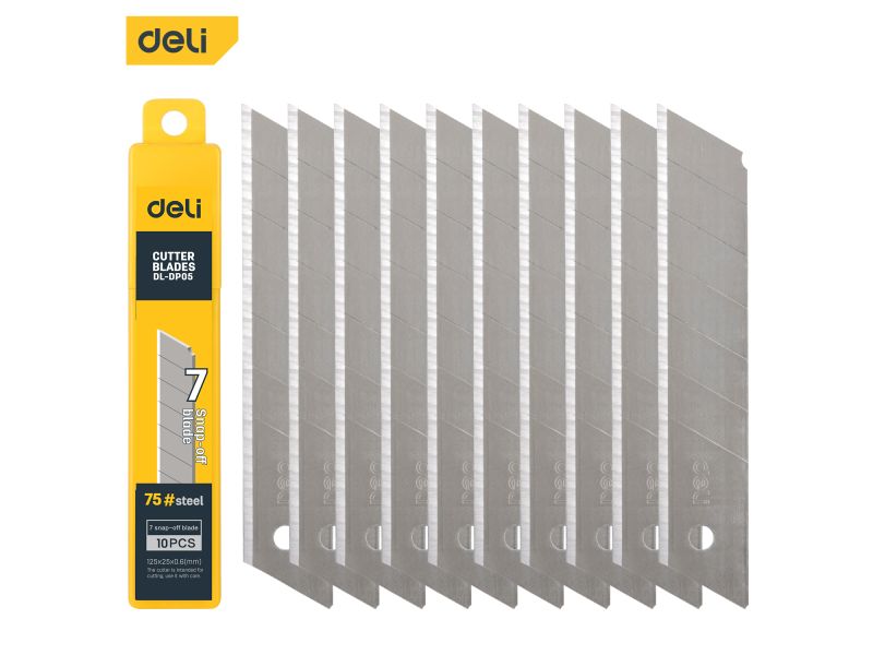 REZERVNI NOŽIĆI ZA SKALPEL 25MM 1/10 DELI EKONOMIK EDL-DP05