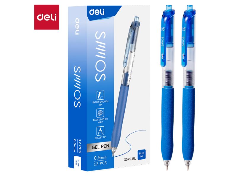 GEL ROLER DELI PLAVI EG075-BL