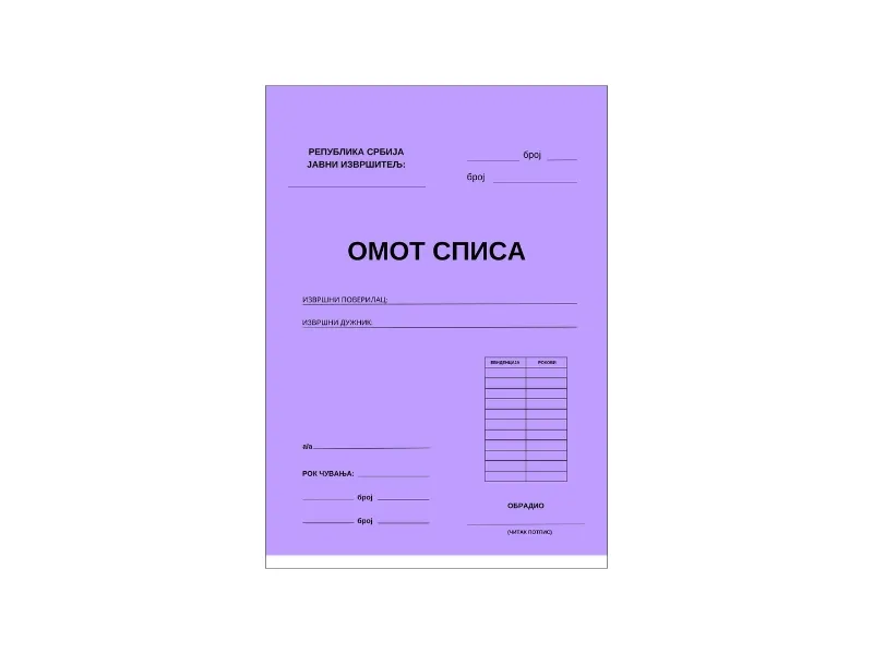 OMOT SPISA 100GR OBOSTRANO LILA