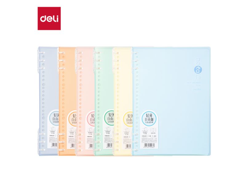 SVESKA DELI B5 SPIRALNA 40 LISTOVA PP KORICE 70g PAPIR HB5403