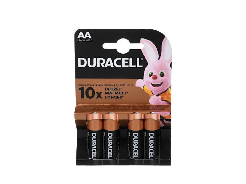 Baterija Duracell AA LR6 1/4