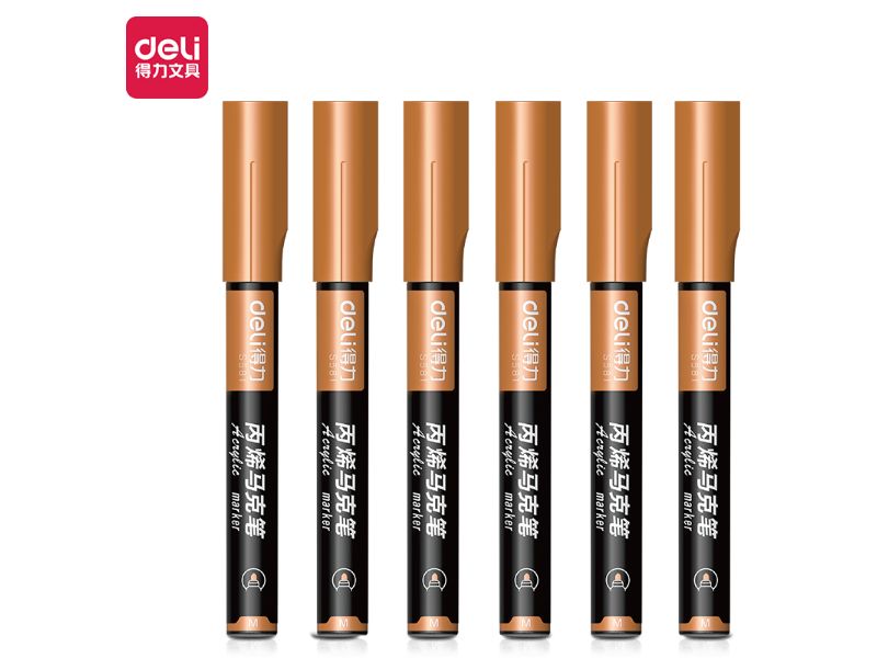 MARKER DELI AKRILNI METALIK NARANDŽASTI M04 S584 M04