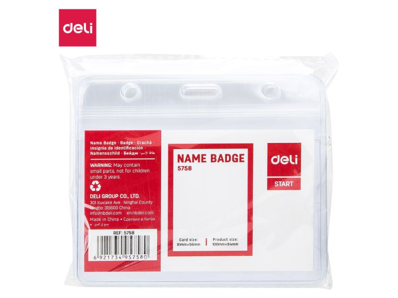 KARTICA ID DELI 56*91mm HORIZONTALNA 1/10 E5758