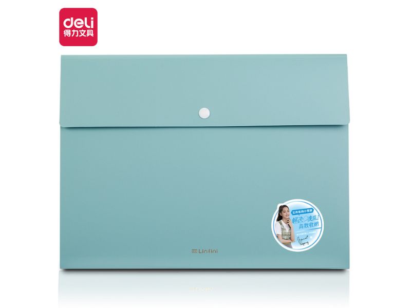 FASCIKLA SA PREGRADAMA DELI PASTEL A4 veličine sa 8 pregrada ZELENA 72456