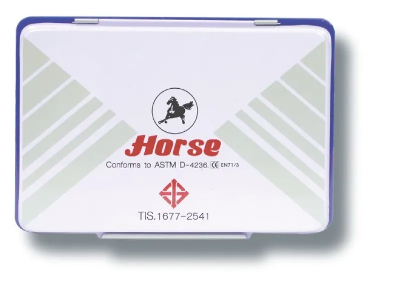 Horse original jastuče za pečate metalno H-03, 54x85 mm Horse plava