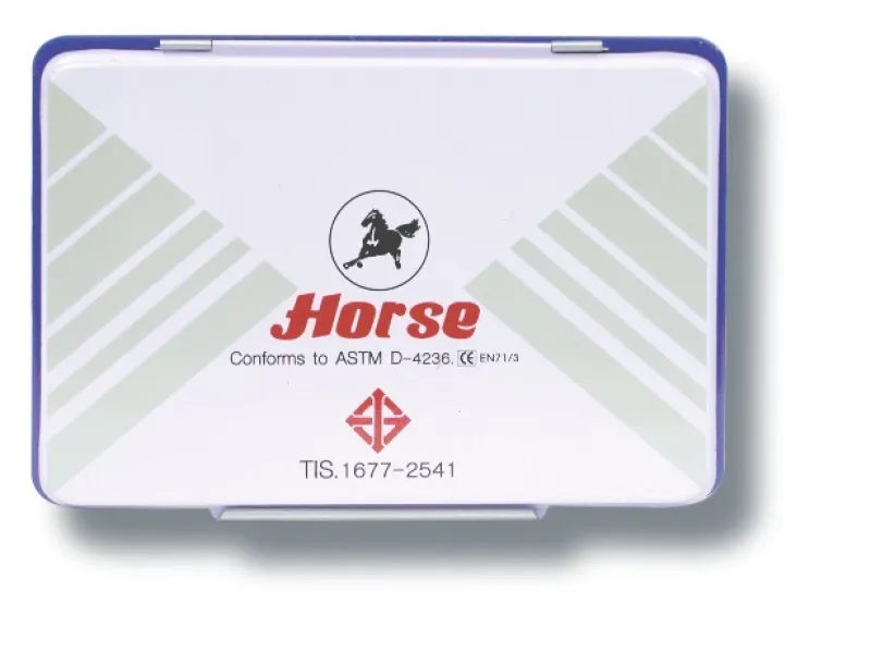Horse original jastuče za pečate metalno H-04, 48x70 mm Horse ljubičasta