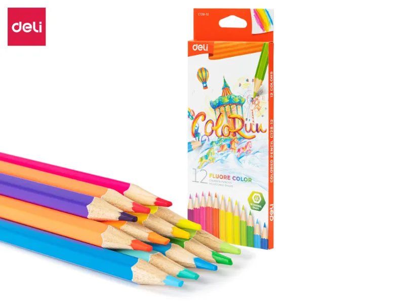 DRVENE BOJICE DELI DELI  COLORUN  NEON 1/12 EC128-12