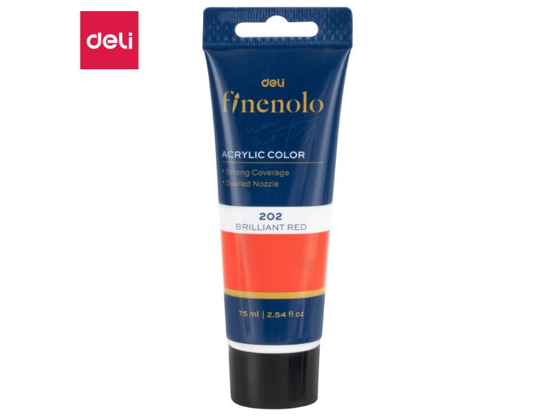AKRILNA BOJA DELI U TUBI CRVENA 75ml EC75-BE