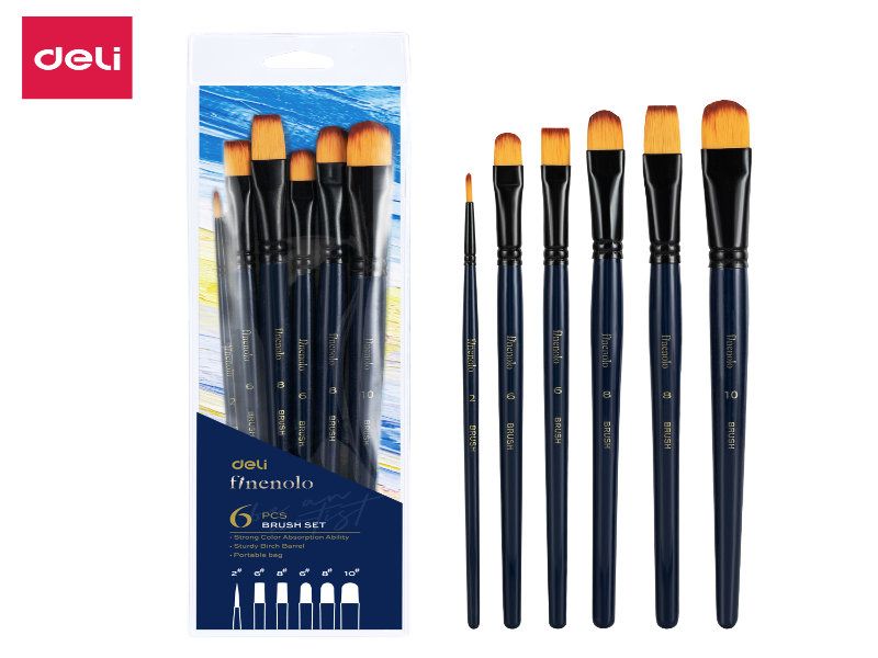 ČETKICE UMETNIČKE DELI SET ZA AKRILNE BOJE 1/6 EC278