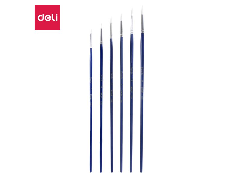 ČETKICA UMETNIČKA DELI OKRUGLA BELA BR 4 SET 1/6 EC281-4