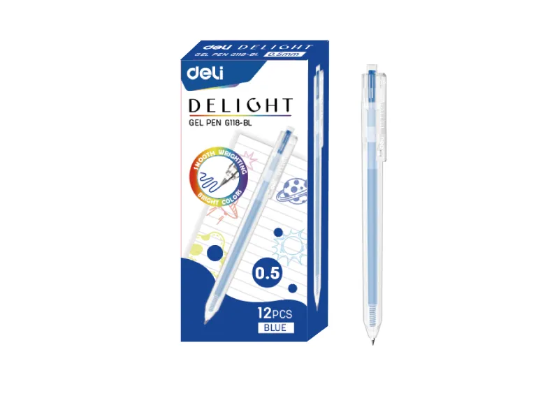 ROLER GEL DELI PLAVI EG118-BL