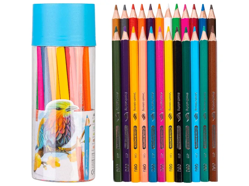 DRVENE BOJICE DELI "COLOR EMOTION" U PVC TUBI 1/24