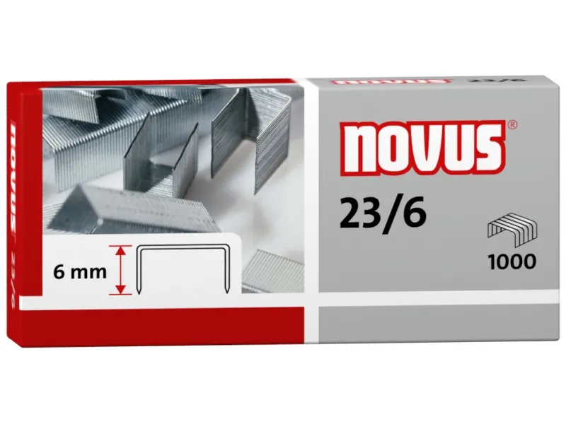 Klamerice Novus 23/6, 1/1000, 30 listova Novus 