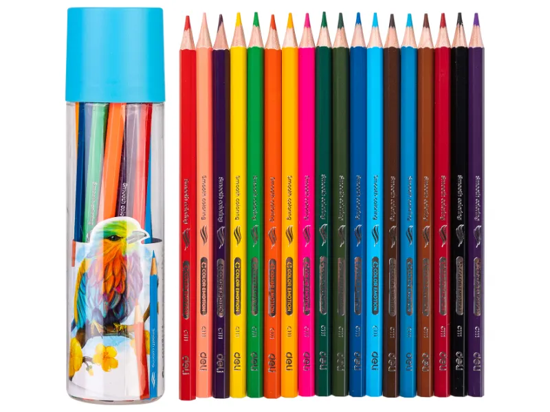 DRVENE BOJICE DELI "COLOR EMOTION" U PVC TUBI 1/18