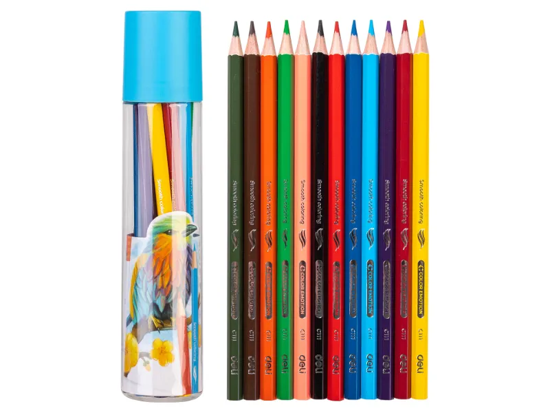 DRVENE BOJICE DELI "COLOR EMOTION" U PVC TUBI 1/12