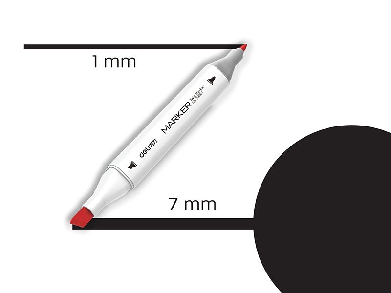 MARKER SKETCH DELI CRNA