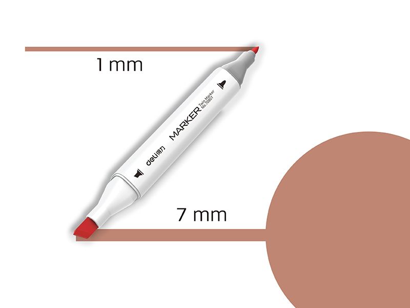 MARKER SKETCH DELI ROZE BEŽ