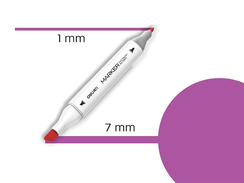 MARKER SKETCH DELI ROZE LJUBIČASTA