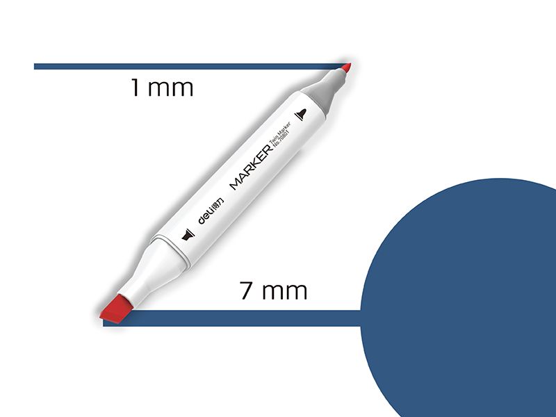 MARKER SKETCH DELI PRUSKO PLAVA