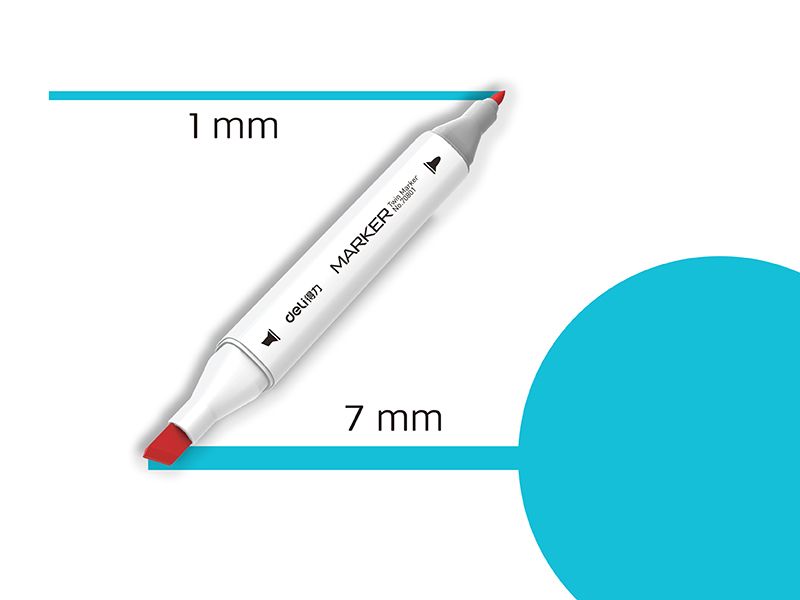 MARKER SKETCH DELI BEBI PLAVA