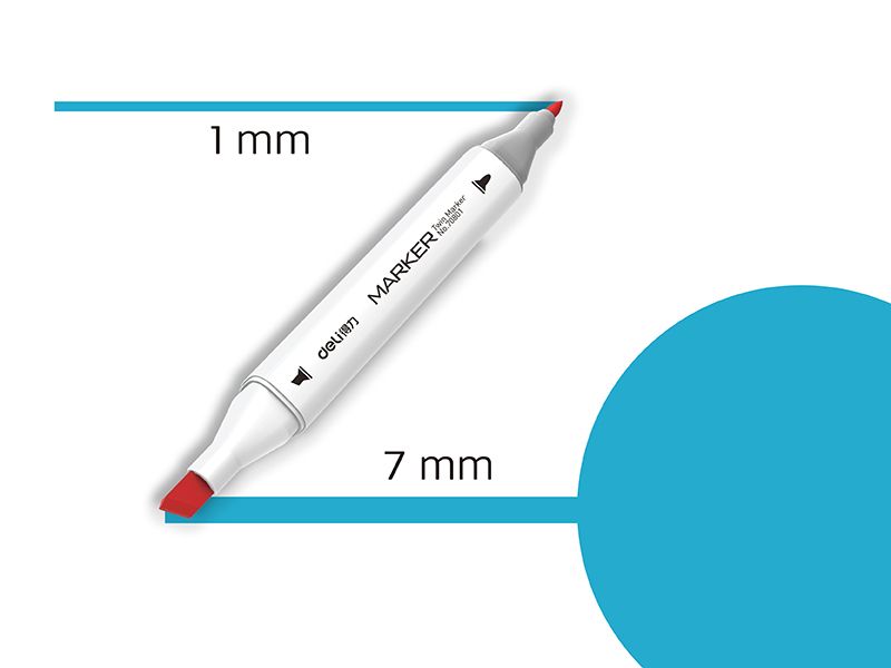 MARKER SKETCH DELI AZURNO PLAVA