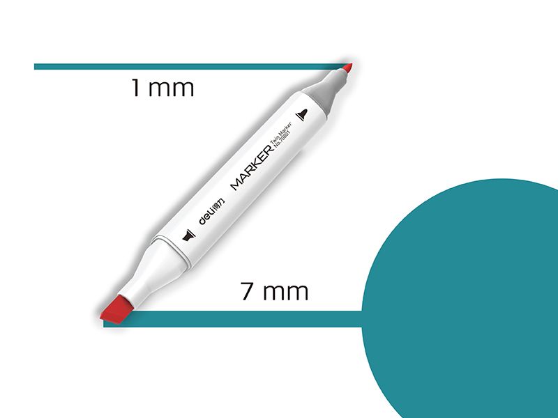 MARKER SKETCH DELI ZELENO PLAVA