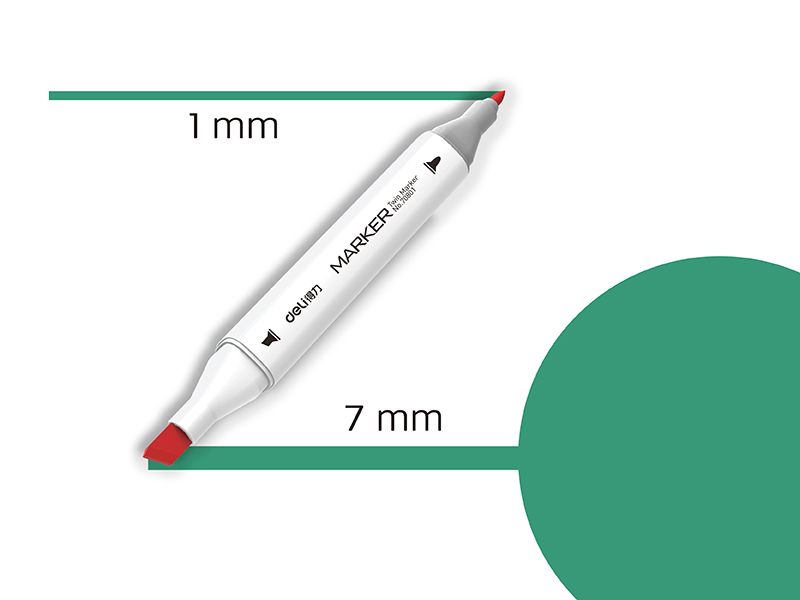MARKER SKETCH DELI SMARAGDNO ZELENA