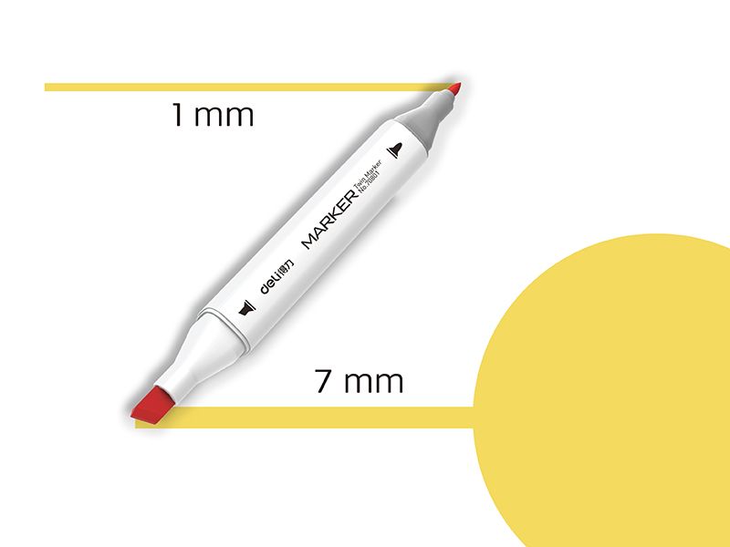 MARKER SKETCH DELI LIMUN ŽUTA