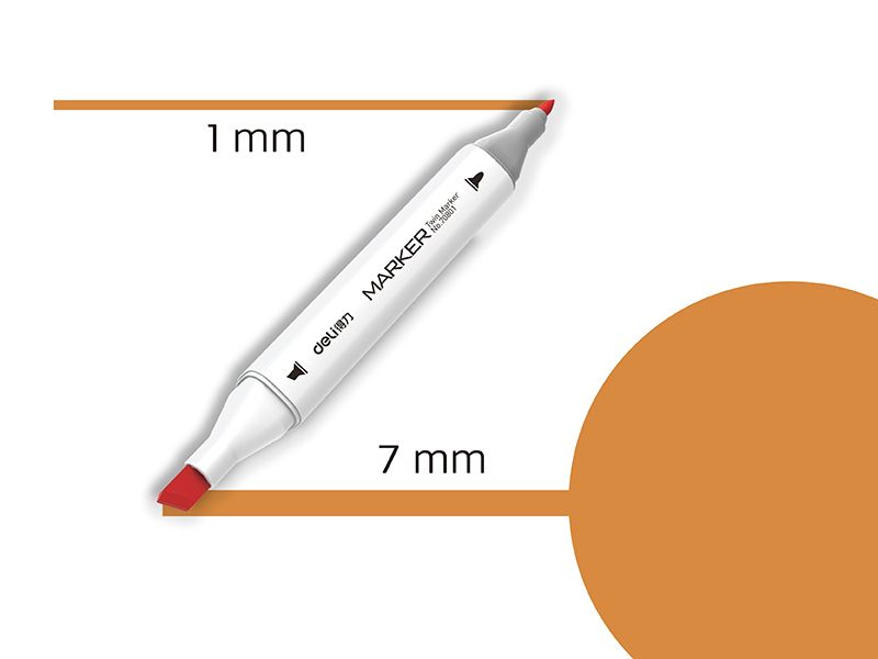 MARKER SKETCH DELI TAMNO ŽUTA